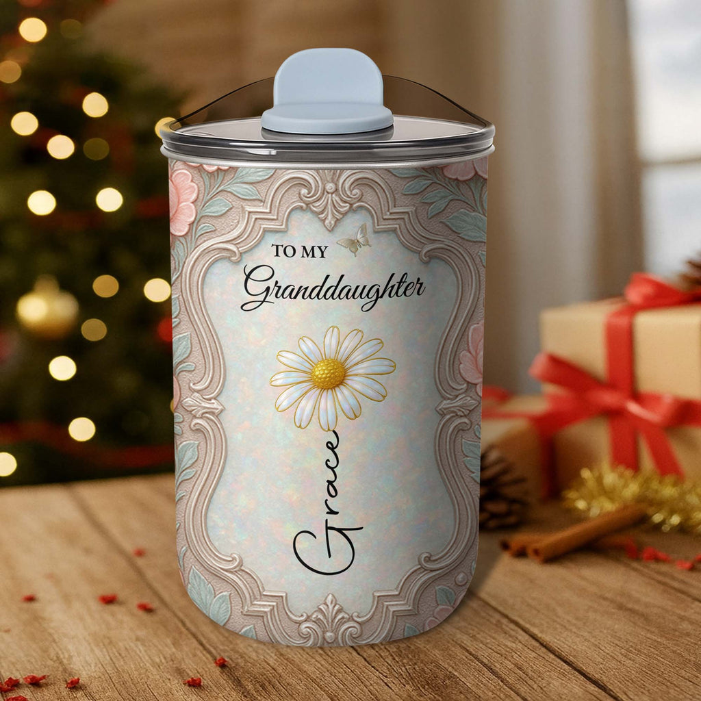 Personalized 10oz Stainless Steel Tumbler for Granddaughter Birthday Gift 10oz tumbler GradoCreations