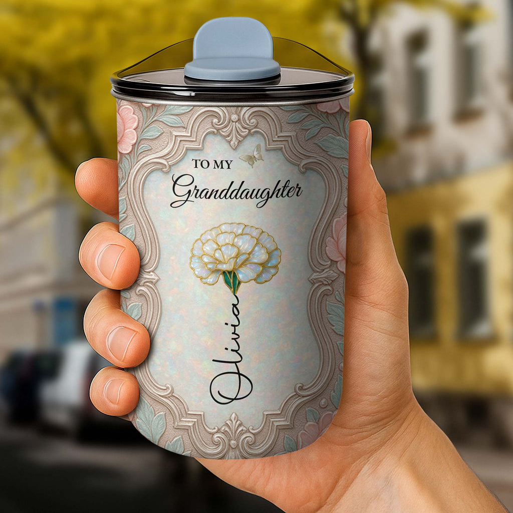 Personalized 10oz Stainless Steel Tumbler for Granddaughter Birthday Gift 10oz tumbler GradoCreations