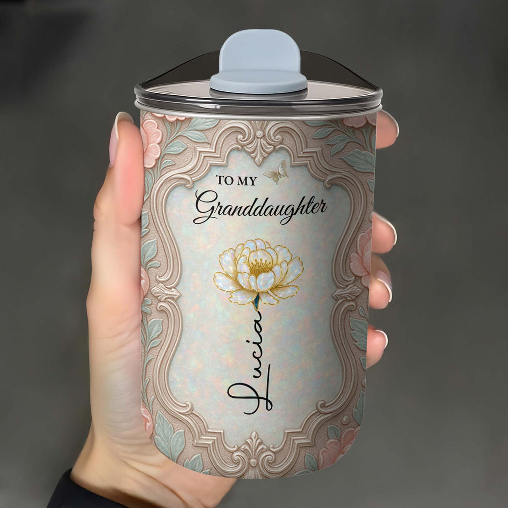 Personalized 10oz Stainless Steel Tumbler for Granddaughter Birthday Gift 10oz tumbler GradoCreations
