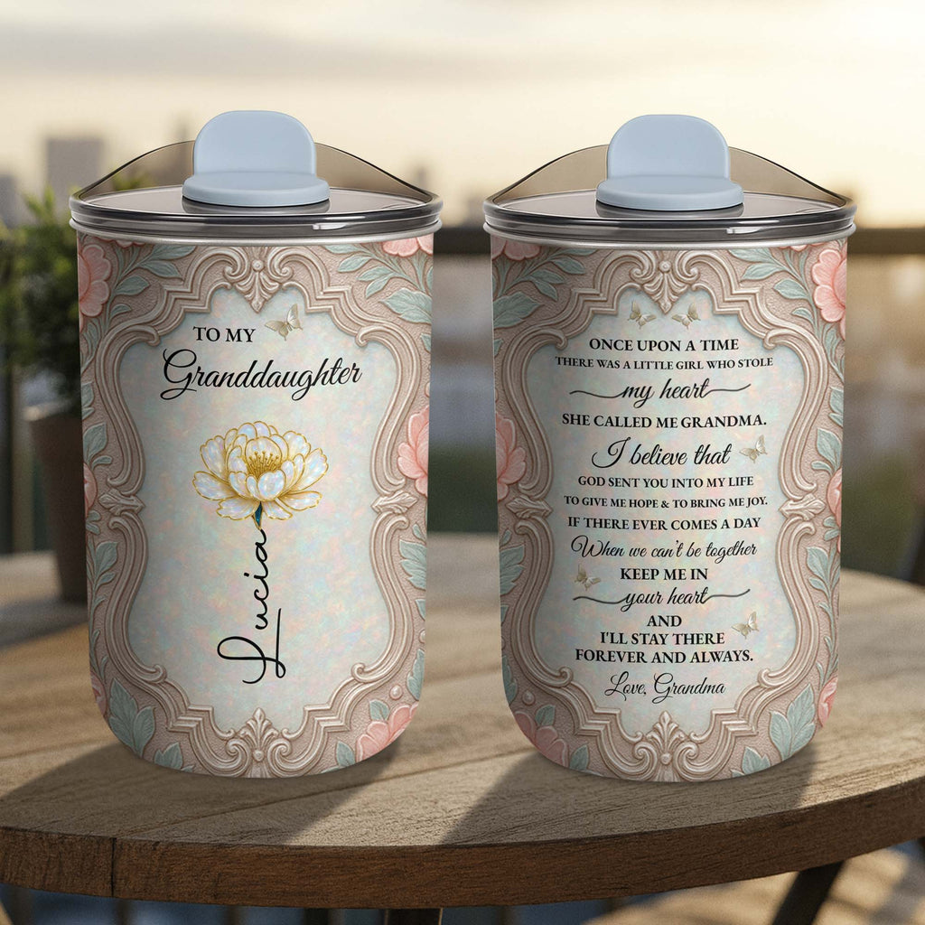 Personalized 10oz Stainless Steel Tumbler for Granddaughter Birthday Gift 10oz tumbler GradoCreations