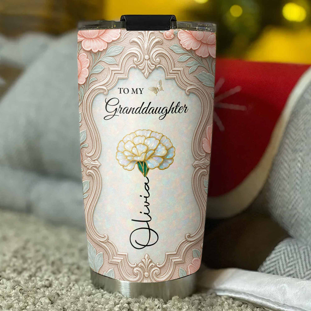 Personalized 20oz Stainless Steel Tumbler Custom Gift for Granddaughter 20oz Tumbler GradoCreations