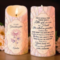Personalized LED Candle Custom Name Gift for Granddaughter LED Candle GradoCreations