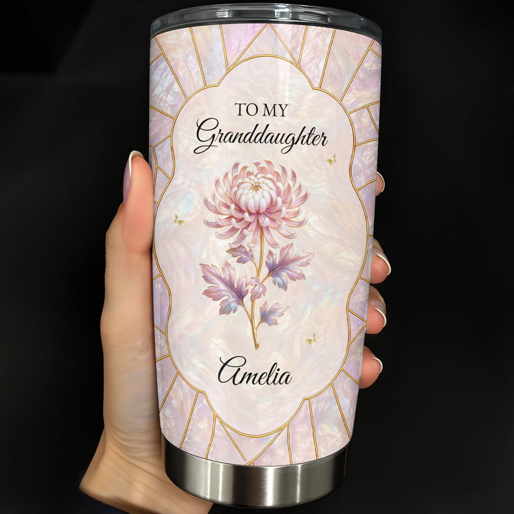 Personalized 20oz Stainless Steel Tumbler for Granddaughter Gift 20oz Tumbler GradoCreations