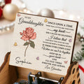 Personalized Wooden Music Box for Granddaughter with Tune Music Box GradoCreations