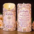 Personalized LED Candle Custom Name Gift for Granddaughter LED Candle GradoCreations
