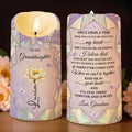 Personalized LED Candle Custom Flower Gift for Granddaughter LED Candle GradoCreations