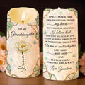 Personalized LED Candle Custom Name Gift for Granddaughter LED Candle GradoCreations