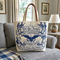 Personalized Patriotic Quilted Tote Bag for Independence Day Gift