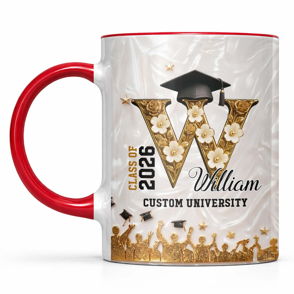 Personalized Graduation Mug Custom Name Class Of 2024 Gift Accent Mug GradoCreations