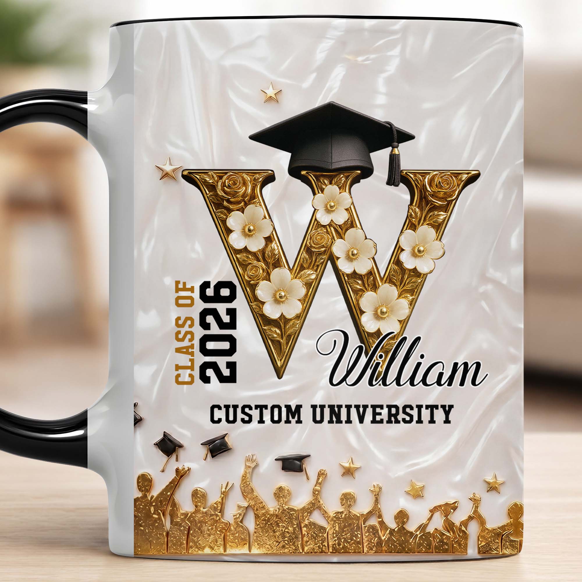 Personalized Graduation Mug Custom Name Class Of 2024 Gift Accent Mug GradoCreations