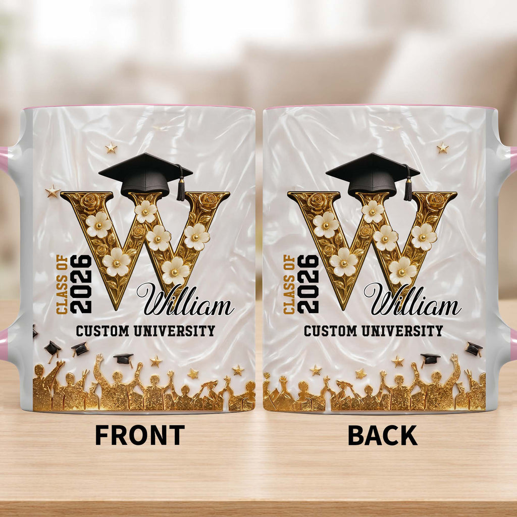 Personalized Graduation Mug Custom Name Class Of 2024 Gift Accent Mug GradoCreations