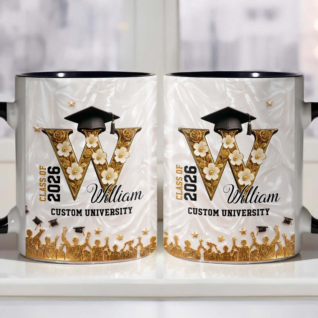 Personalized Graduation Mug Custom Name Class Of 2024 Gift Accent Mug GradoCreations