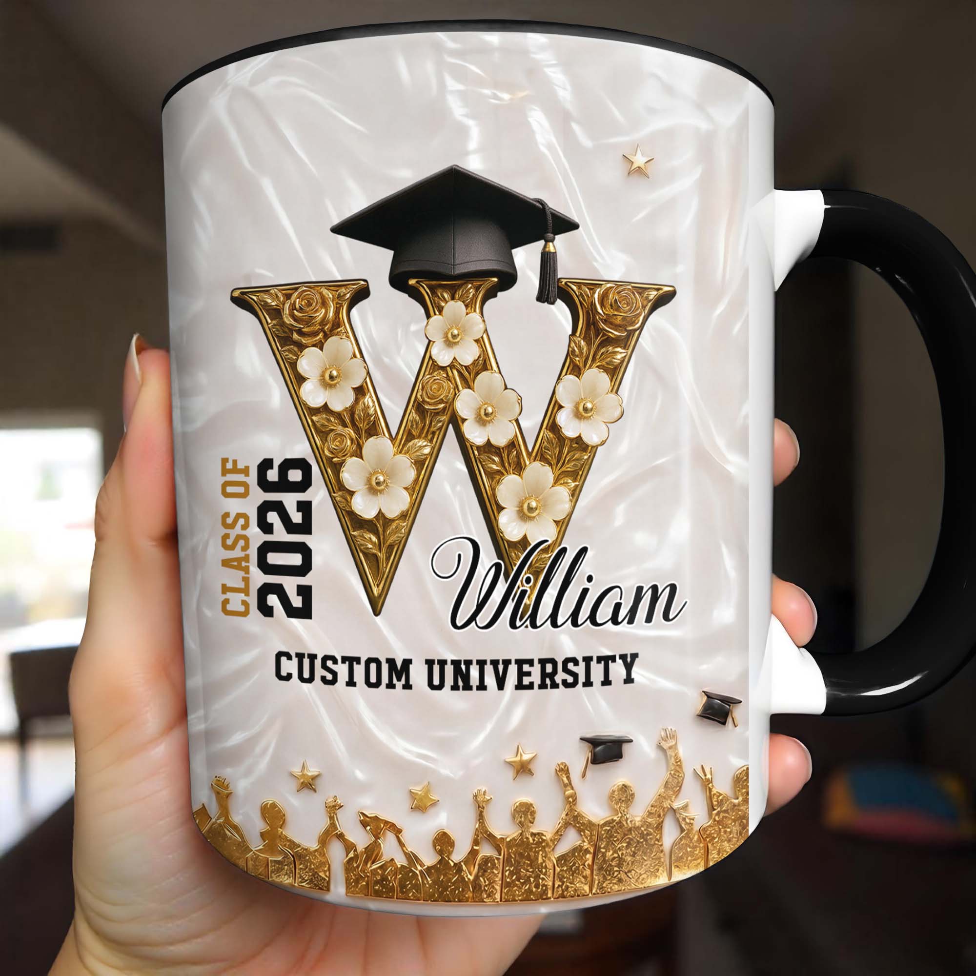 Personalized Graduation Mug Custom Name Class Of 2024 Gift Accent Mug GradoCreations