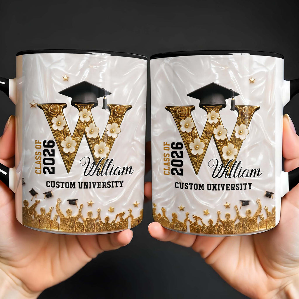 Personalized Graduation Mug Custom Name Class Of 2024 Gift Accent Mug GradoCreations