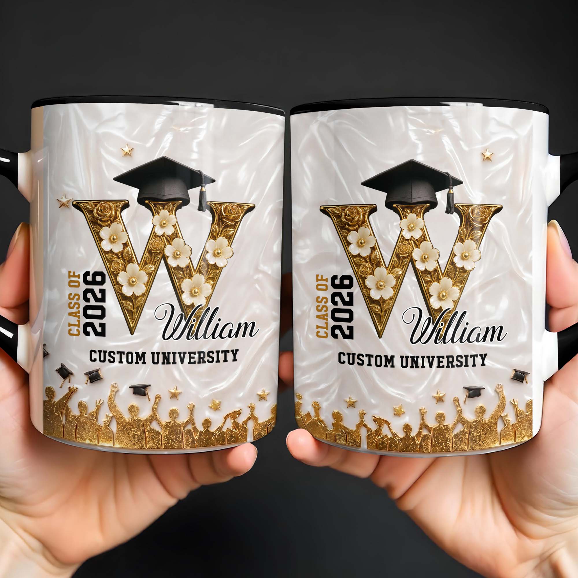 Personalized Graduation Mug Custom Name Class Of 2024 Gift Accent Mug GradoCreations