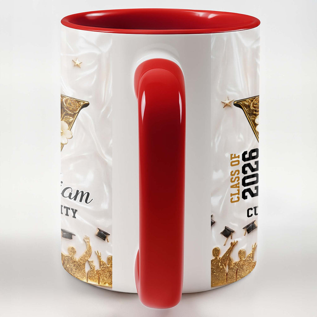 Personalized Graduation Mug Custom Name Class Of 2024 Gift Accent Mug GradoCreations