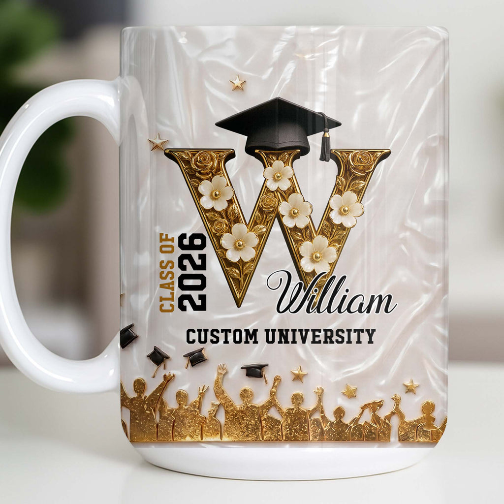 Personalized Graduation Mug Custom Name for Class of 2023 Gift Edge-to-edge Mug GradoCreations