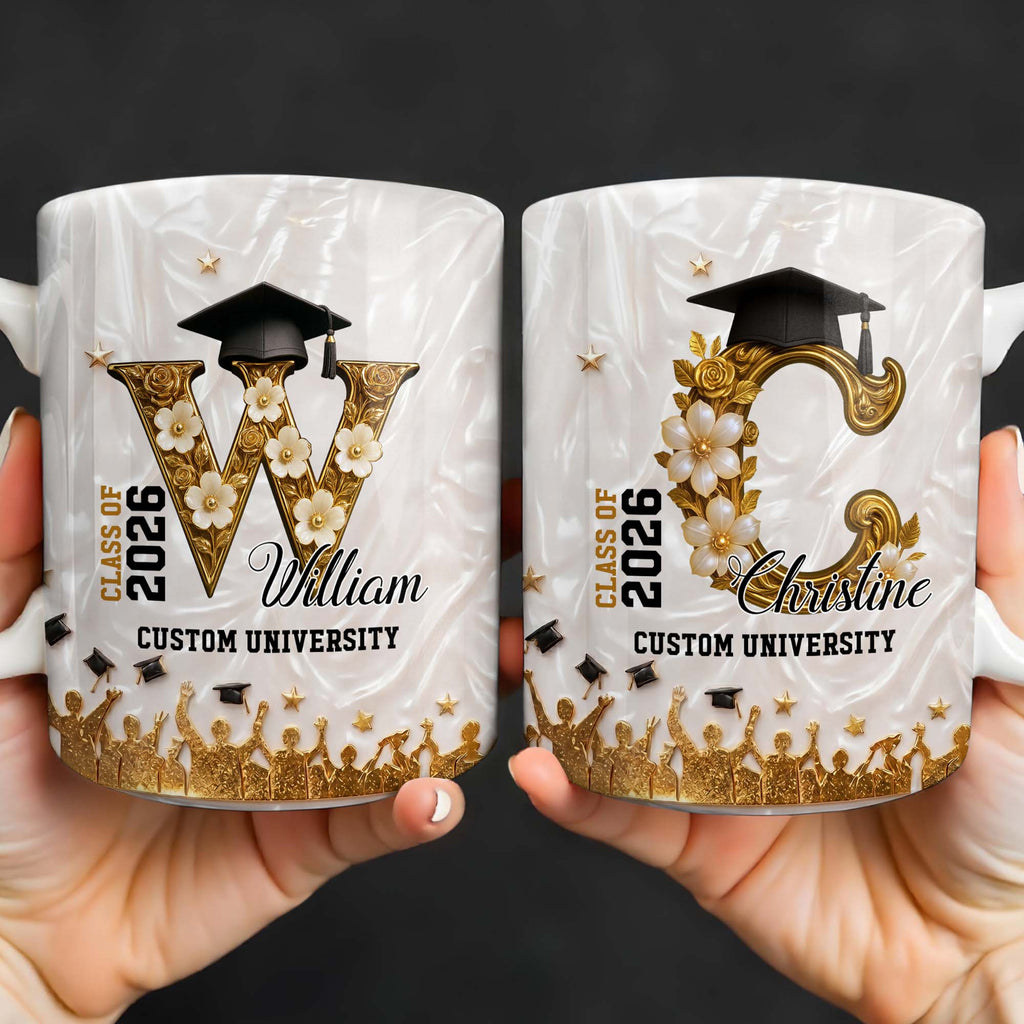 Personalized Graduation Mug Custom Name for Class of 2023 Gift Edge-to-edge Mug GradoCreations