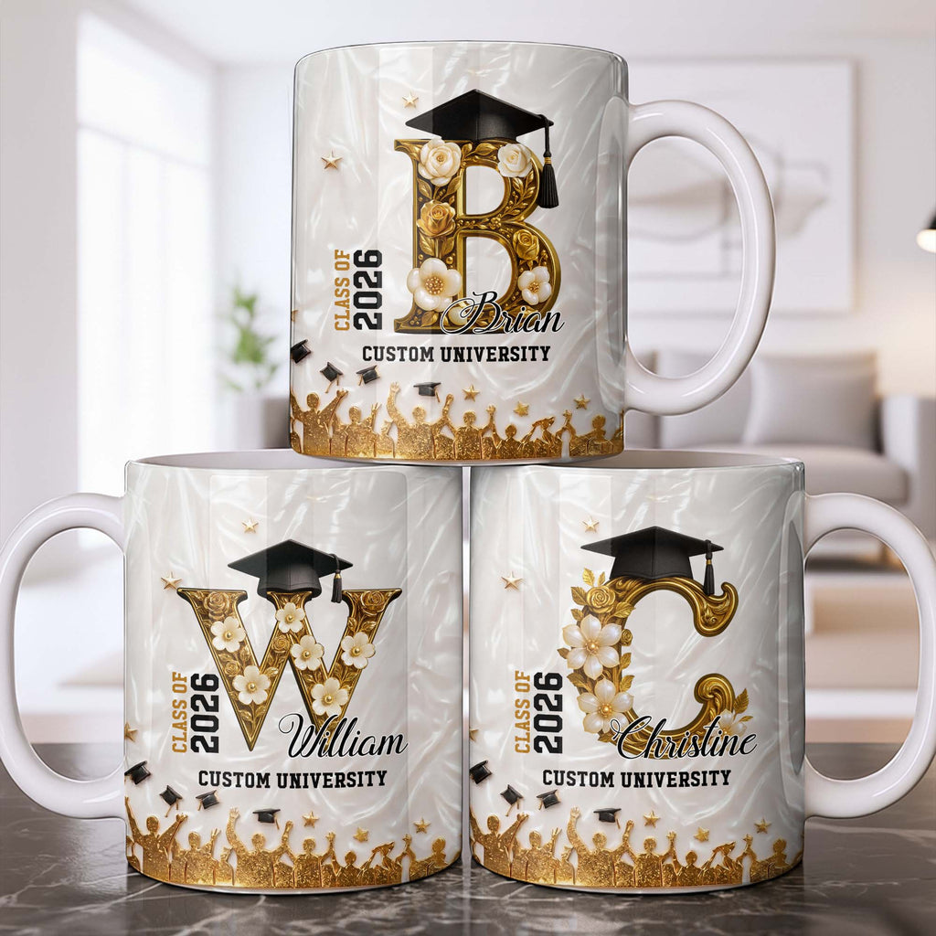 Personalized Graduation Mug Custom Name for Class of 2023 Gift Edge-to-edge Mug GradoCreations