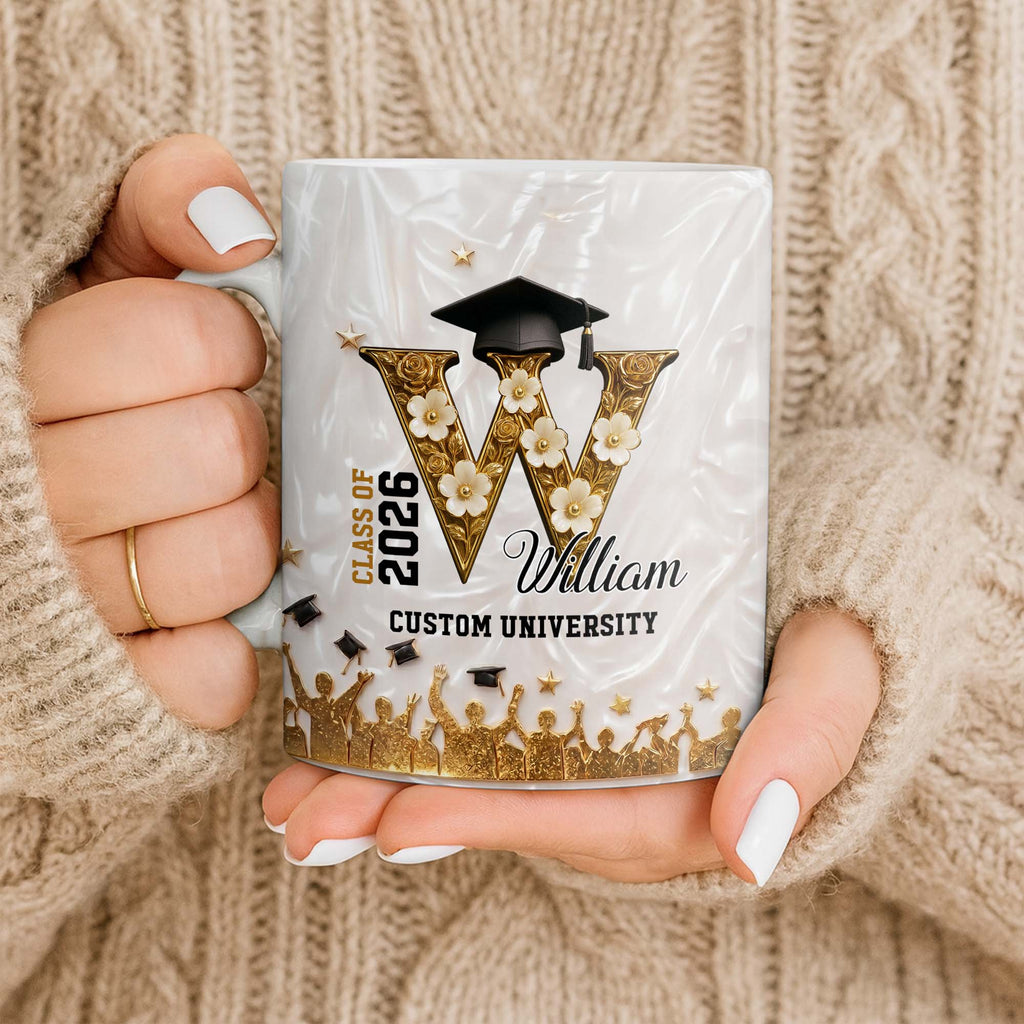 Personalized Graduation Mug Custom Name for Class of 2023 Gift Edge-to-edge Mug GradoCreations