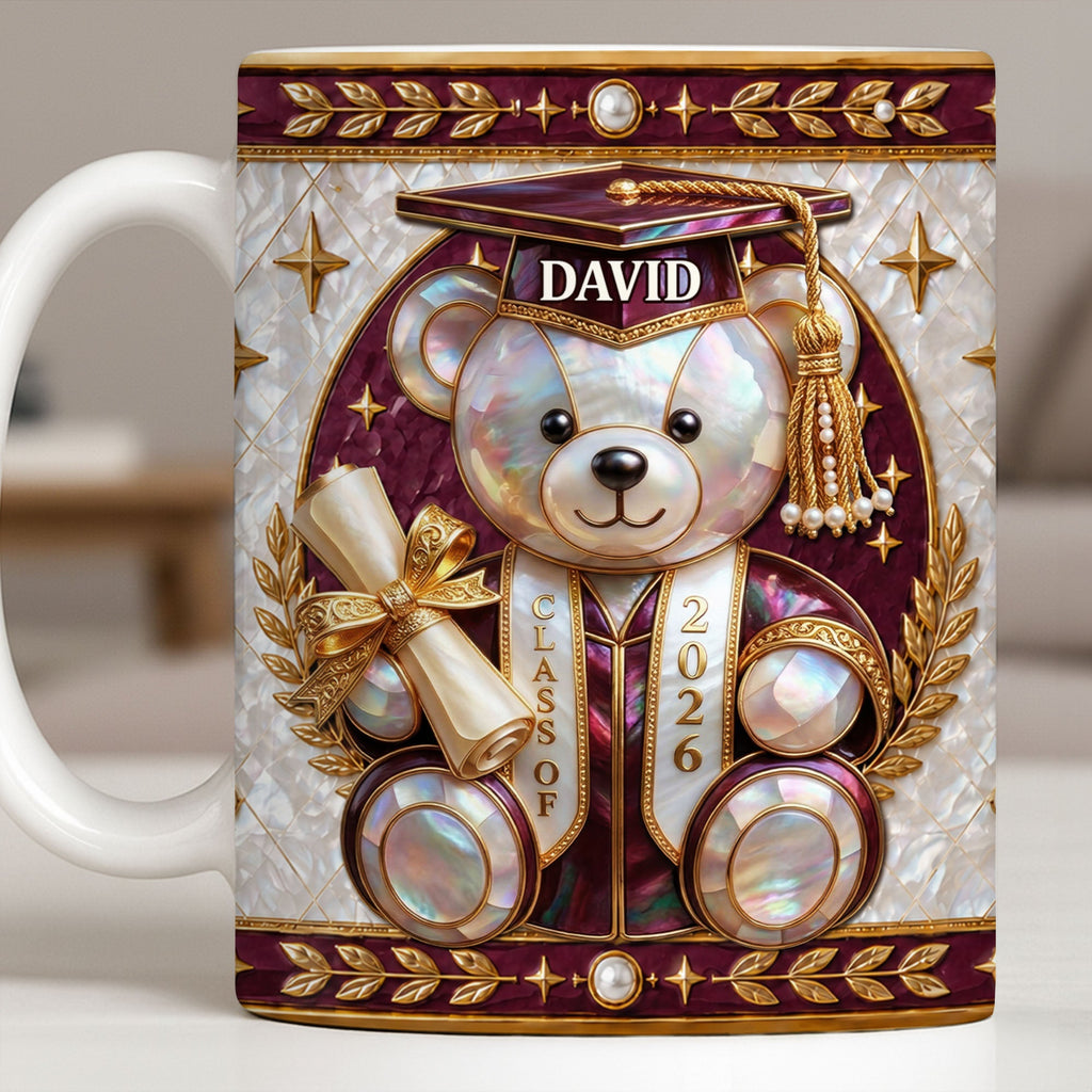 Personalized Graduation Coffee Mug Custom Name Gift for Graduates Edge-to-edge Mug GradoCreations