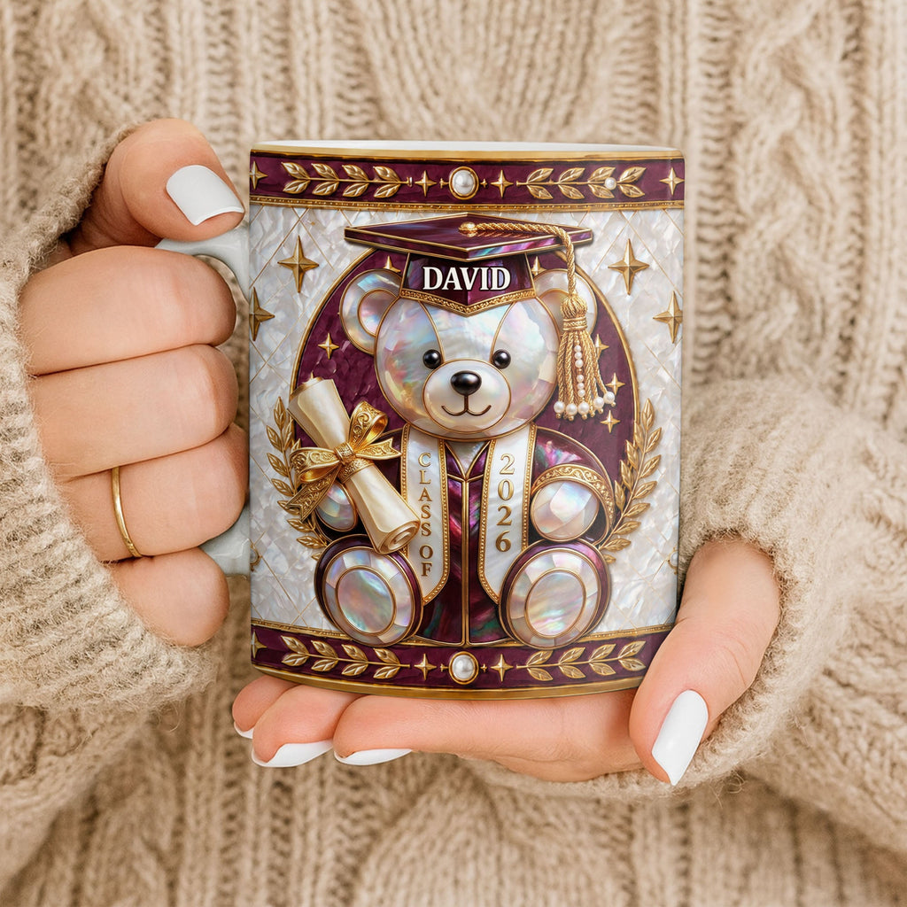 Personalized Graduation Coffee Mug Custom Name Gift for Graduates Edge-to-edge Mug GradoCreations