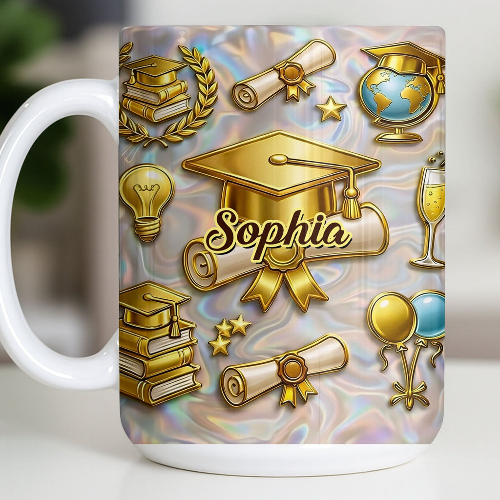 Personalized Graduation Mug Custom Coffee Gift for Grads Edge-to-edge Mug GradoCreations