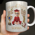 Personalized Graduation Coffee Mug Custom Name Gift for Her Edge-to-edge Mug GradoCreations