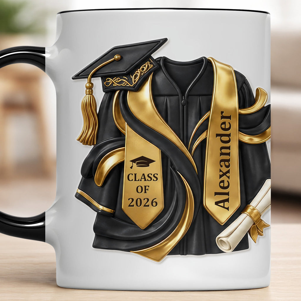 Personalized Custom Graduation Accent Mug Gift for Graduates Accent Mug GradoCreations