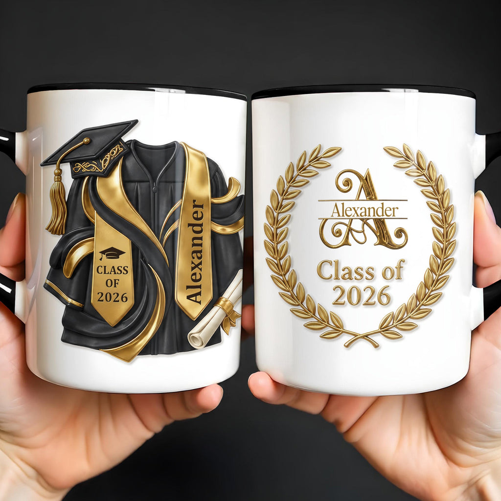Personalized Custom Graduation Accent Mug Gift for Graduates Accent Mug GradoCreations