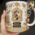 Personalized Graduation Coffee Mug Custom Photo Gift for Graduate Edge-to-edge Mug GradoCreations