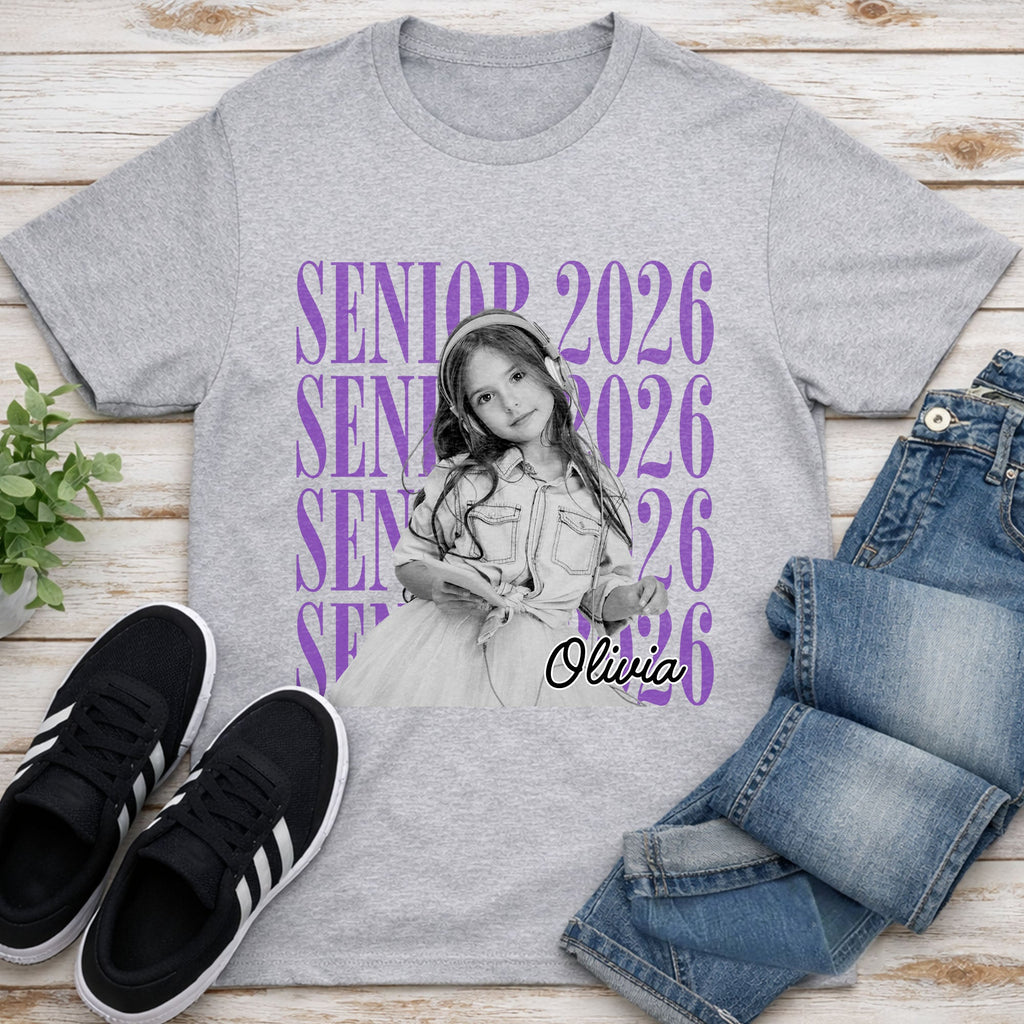 Personalized Graduation T-shirt Custom Photo Gift for Student Shirt GradoCreations