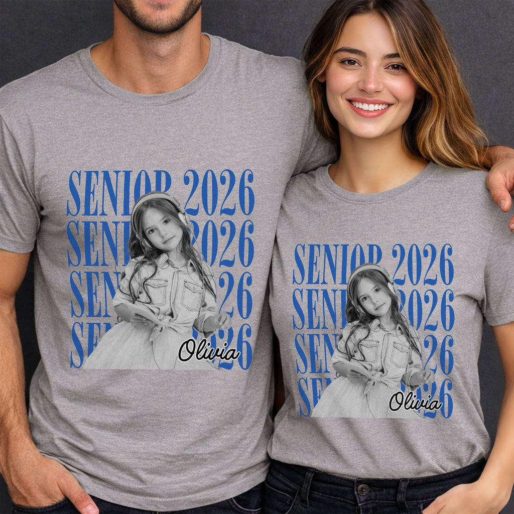 Personalized Graduation T-shirt Custom Photo Gift for Student Shirt GradoCreations