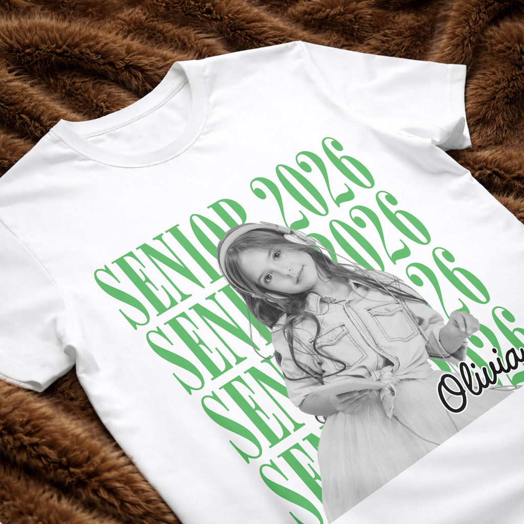 Personalized Graduation T-shirt Custom Photo Gift for Student Shirt GradoCreations