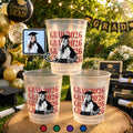 Personalized Frosted Graduation Cups Custom Photo Gift for Grad Frosted Cups GradoCreations