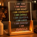 Personalized Acrylic Night Light Custom Name for Kids Gift