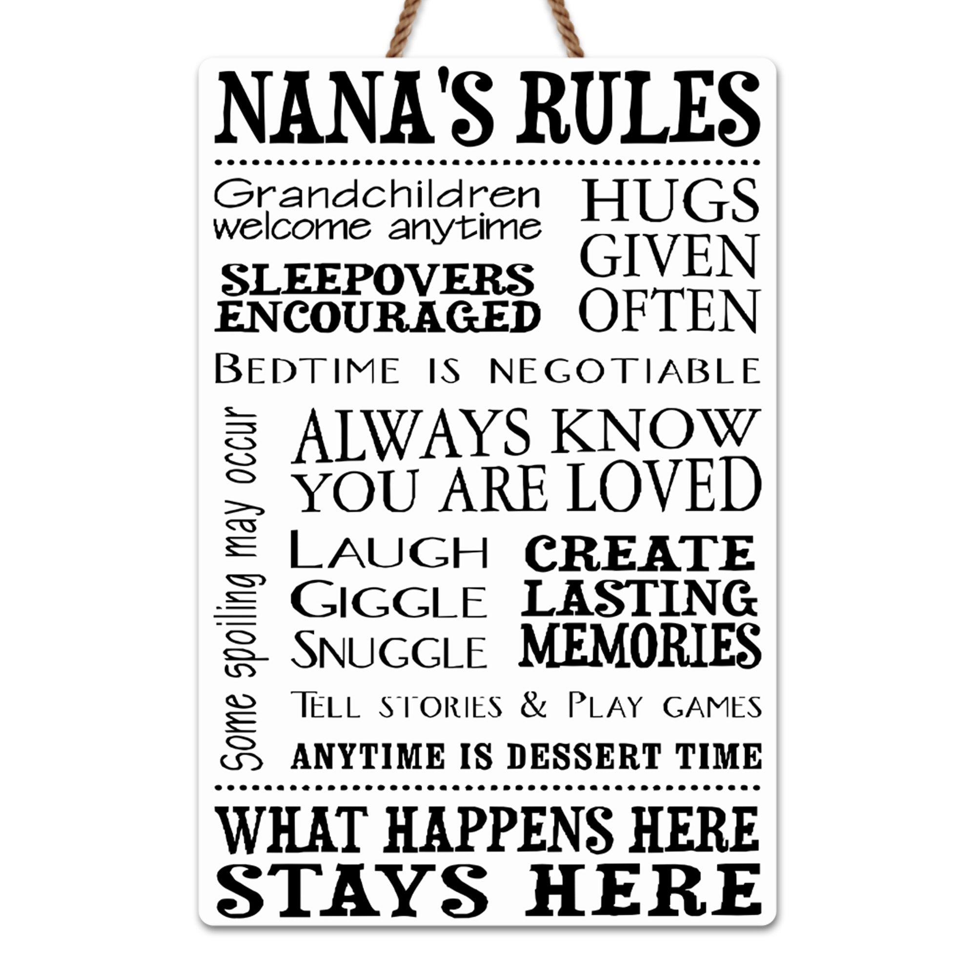 Personalized Wood Sign Custom Shape for Grandma Family Decor Wood Sign GradoCreations