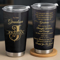 Personalized Stainless Steel Tumbler Custom Name Gift for Grandson Tumbler GradoCreations
