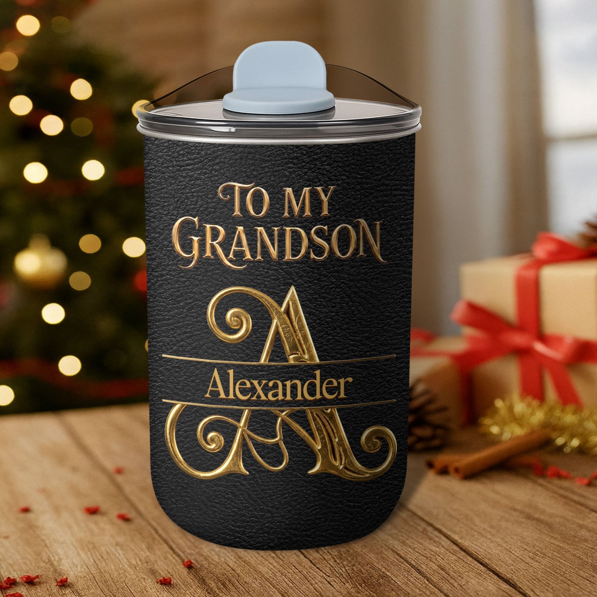 Personalized 10oz Tumbler Custom Name Gift for Grandson