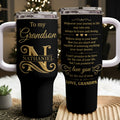 Personalized 40oz Tumbler Custom Name Gift for Grandson 40oz Tumbler GradoCreations