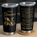 Personalized 20oz Stainless Steel Tumbler Gift for Grandson 20oz Tumbler GradoCreations