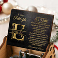 Personalized Wooden Music Box Custom Initial Gift for Grandson Music Box GradoCreations