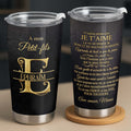 Personalized Gold Monogram Tumbler for Grandson 20oz Gift 20oz Tumbler GradoCreations