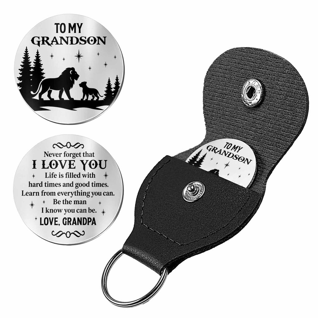 Personalized Pocket Hug Custom Message for Grandson Gift Pocket Hug GradoCreations