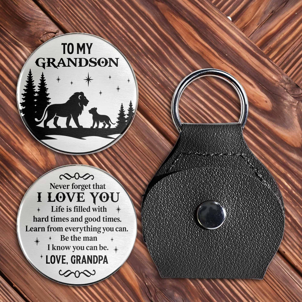 Personalized Pocket Hug Custom Message for Grandson Gift Pocket Hug GradoCreations