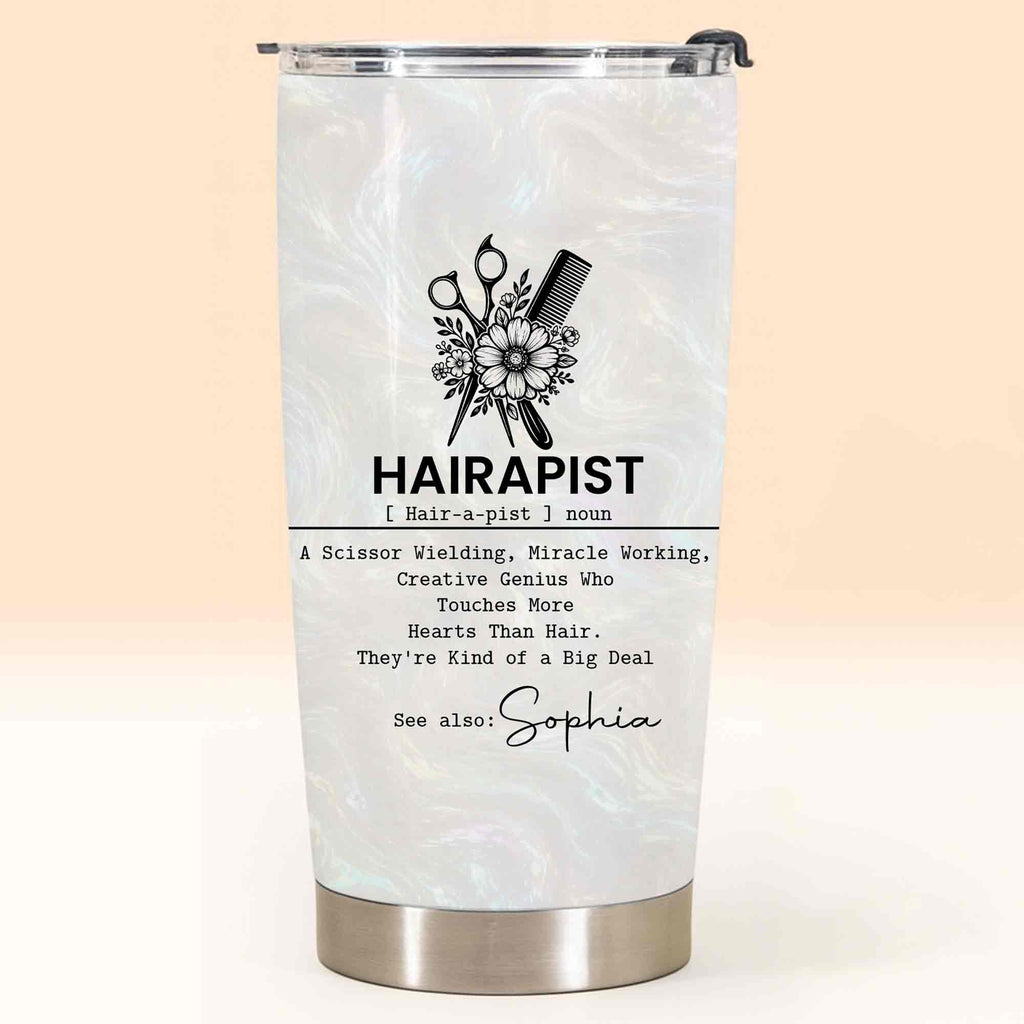 Personalized 20oz Stainless Steel Tumbler Custom Gift for Hairstylist