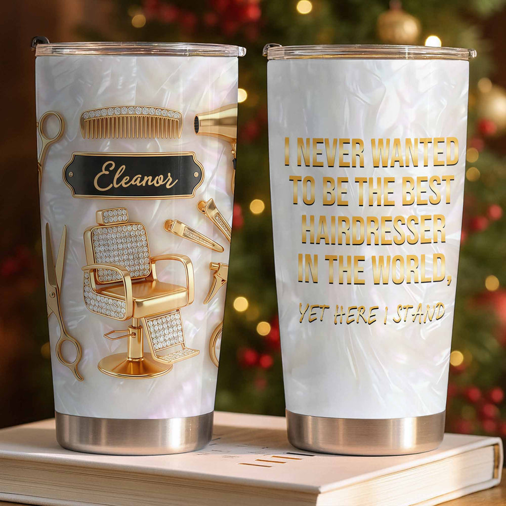 Personalized 20oz Tumbler Custom Hairdresser Gift Idea