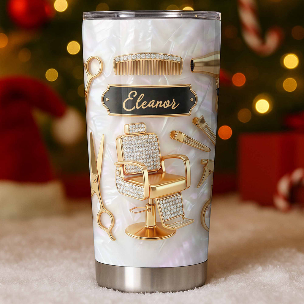 Personalized 20oz Tumbler Custom Hairdresser Gift Idea