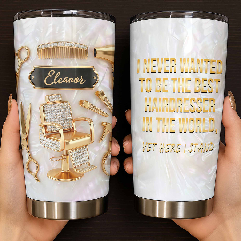 Personalized 20oz Tumbler Custom Hairdresser Gift Idea