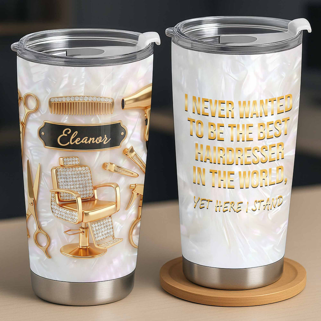 Personalized 20oz Tumbler Custom Hairdresser Gift Idea